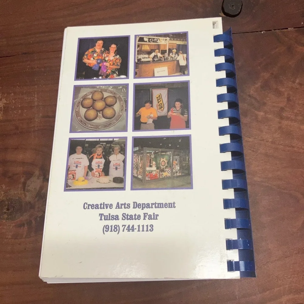 Tulsa State Fair Cookbook 1998 2nd Annual Prize Winning Recipes Oklahoma OK